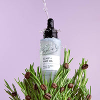 Scalp + Hair Oil with upcycled bacuri butter + castor oil